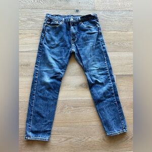Levi's Straight Fit Blue Denim Jeans
